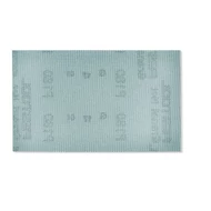 80 x 133 mm-es hálós csiszolóanyag glettanyagokhoz, kitöltőanyagokhoz, festékekhez, lakkokhoz és általánosságban az erős porképző aljzatokhoz