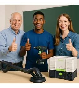 Festool iskolai kedvezmények – professzionális géppark féláron a Maxtool.hu partnereként