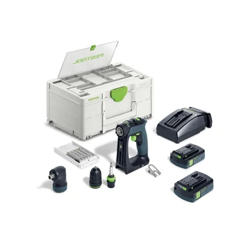 Festool CXS 18 C 3,0-Set akkus fúró-csavarbehajtó C-alakú kivitelben