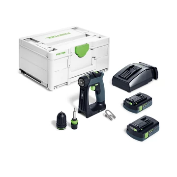 Festool CXS 18 C 3,0-Plus akkus fúró-csavarbehajtó teljes készlet