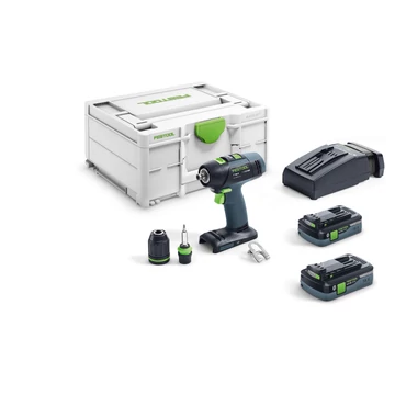 Festool T 18+3 HPC 4,0 I-Plus akkus fúró-csavarbehajtó oldalnézet