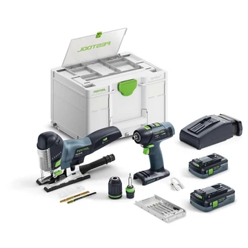 Festool T 18+3/PSC 420 HPC I-Set akkumulátoros szerelőkészlet Systainerben