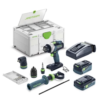 Festool QUADRIVE TDC 18/4 5,0/4,0 I-Set – komplett szett