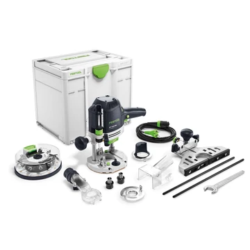 Festool OF 1400 EBQ-Plus felsőmaró Box-OF-S marókészlettel