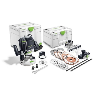 Festool OF 2200 EB-Set – :2 200 W felsőmaró, :80 mm merülés
