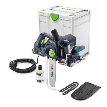 Festool UNIVERS SSU 200 EB-Plus láncfűrész oldalnézet Systainerrel