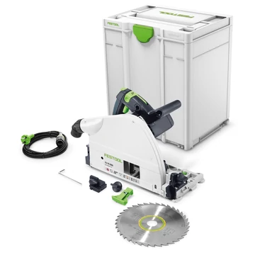 Festool TS 75 EBQ-Plus merülőfűrész Systainerben, oldalnézet
