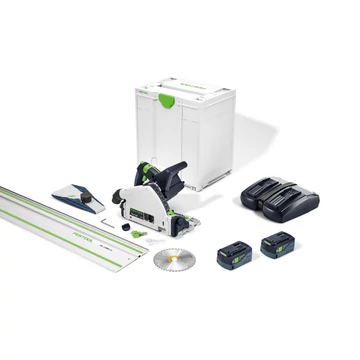 Festool TSC 55 5,0 KEBI-Plus/XL-FS akkus merülőfűrész vezetősínnel