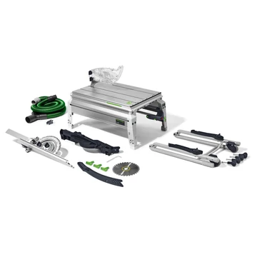 Festool PRECISIO CS 50 EBG asztali vonófűrész kompakt kivitelben