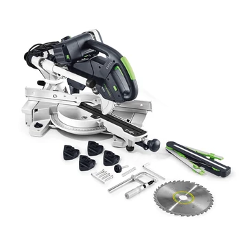 Festool KAPEX KS 60 E-Set csúszó gérvágó fűrész elölnézetben