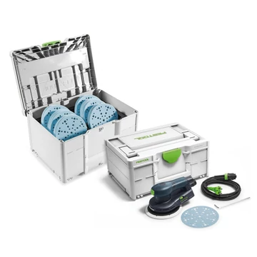 Festool ETS EC 150/5 EQ-SYS GR excentercsiszoló 400 W teljesítménnyel