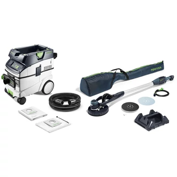 Festool PLANEX LHS-E 225/CTM 36-Set hosszú szárú falcsiszoló készlet