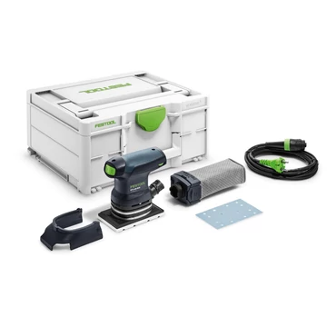 Festool RTS 400 REQ-Plus vibrációs csiszoló egykezes használat közben