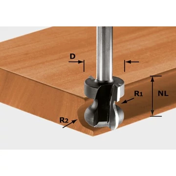 Festool Fogantyúmaró HW S8 D22/16 R2,5+6 – Termékkép