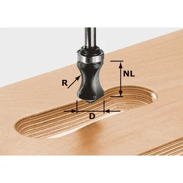 Festool Fogantyúmaró HW S8 R16/NL32 maró – elölnézet