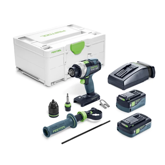 Festool QUADRIVE TDC 18/4 5,0/4,0 I-Plus akkus fúró-csavarbehajtó
