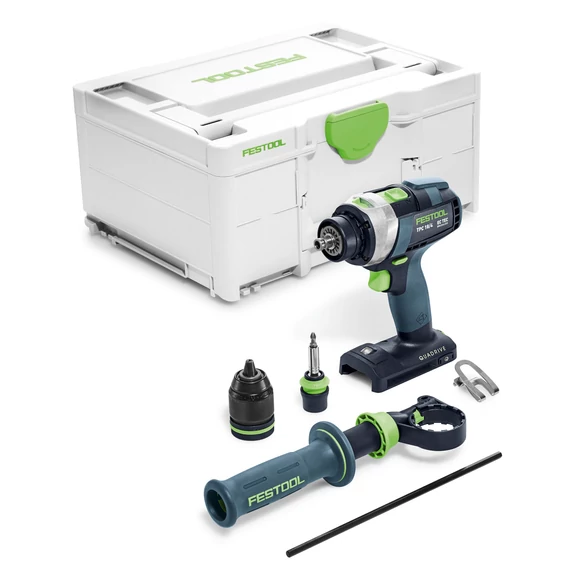 Festool QUADRIVE TPC 18/4-Basic akkus ütvefúró-csavarbehajtó oldalnézet
