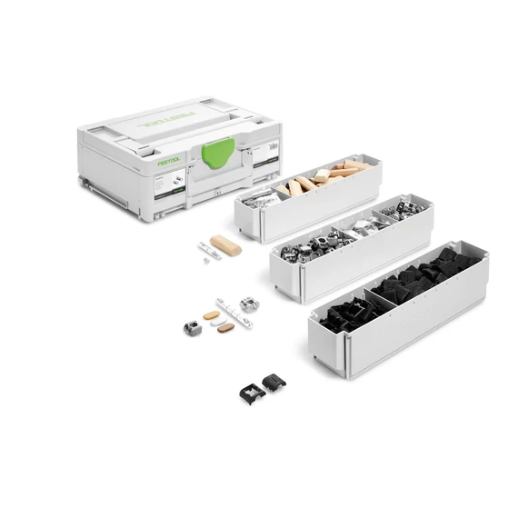 Festool DOMINO összekötő elem választék SV-SYS D14 Systainerben