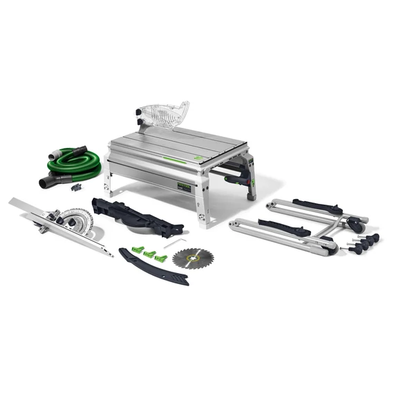 Festool PRECISIO CS 50 EBG asztali vonófűrész kompakt kivitelben