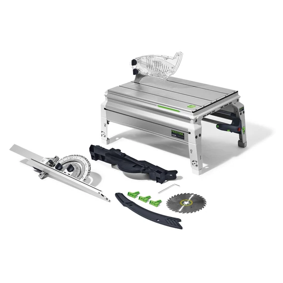 Festool PRECISIO CS 50 EBG-FLR asztali vonófűrész műhelyben