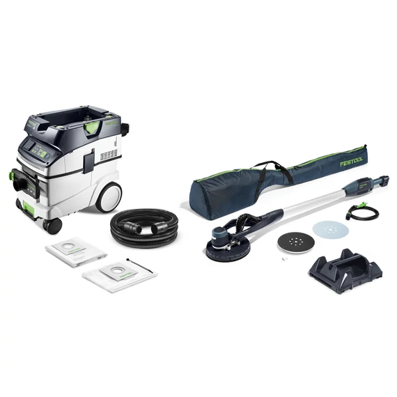 Festool PLANEX LHS-E 225/CTL 36-Set hosszú szárú falcsiszoló készlet