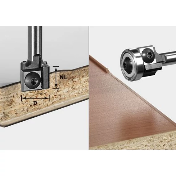 Festool élszintbemaró váltólapkák S8 HW D19 12x12 kép