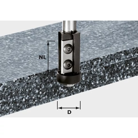 Festool Élszintbemaró váltólapkák HW S12 D21/30WM marófej