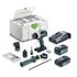 Kép 1/7 - Festool QUADRIVE TDC 18/4 5,0/4,0 I-Set – komplett szett
