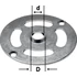 Kép 3/5 - Festool Másológyűrű KR-D 3/8 /OF 1010