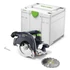 Kép 1/12 - Festool HKC 55 EB-Basic akkus billenőbúrás körfűrész elölnézet